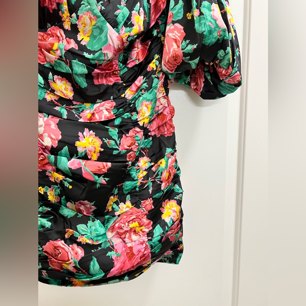 NWT For Love and Lemons Jolie Puff Sleeve Mini Dress - Picture 9 of 14